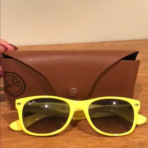 RayBans NewWayfarer Yellow Sunglasses